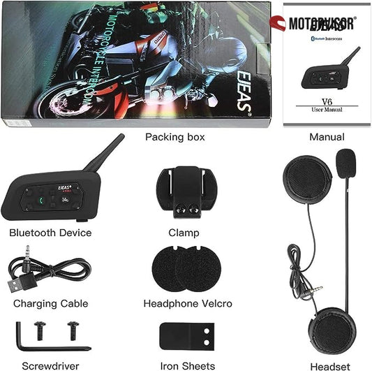 Intercomunicador Moto - EJEAS V6 Pro (1200m) — imagem 2