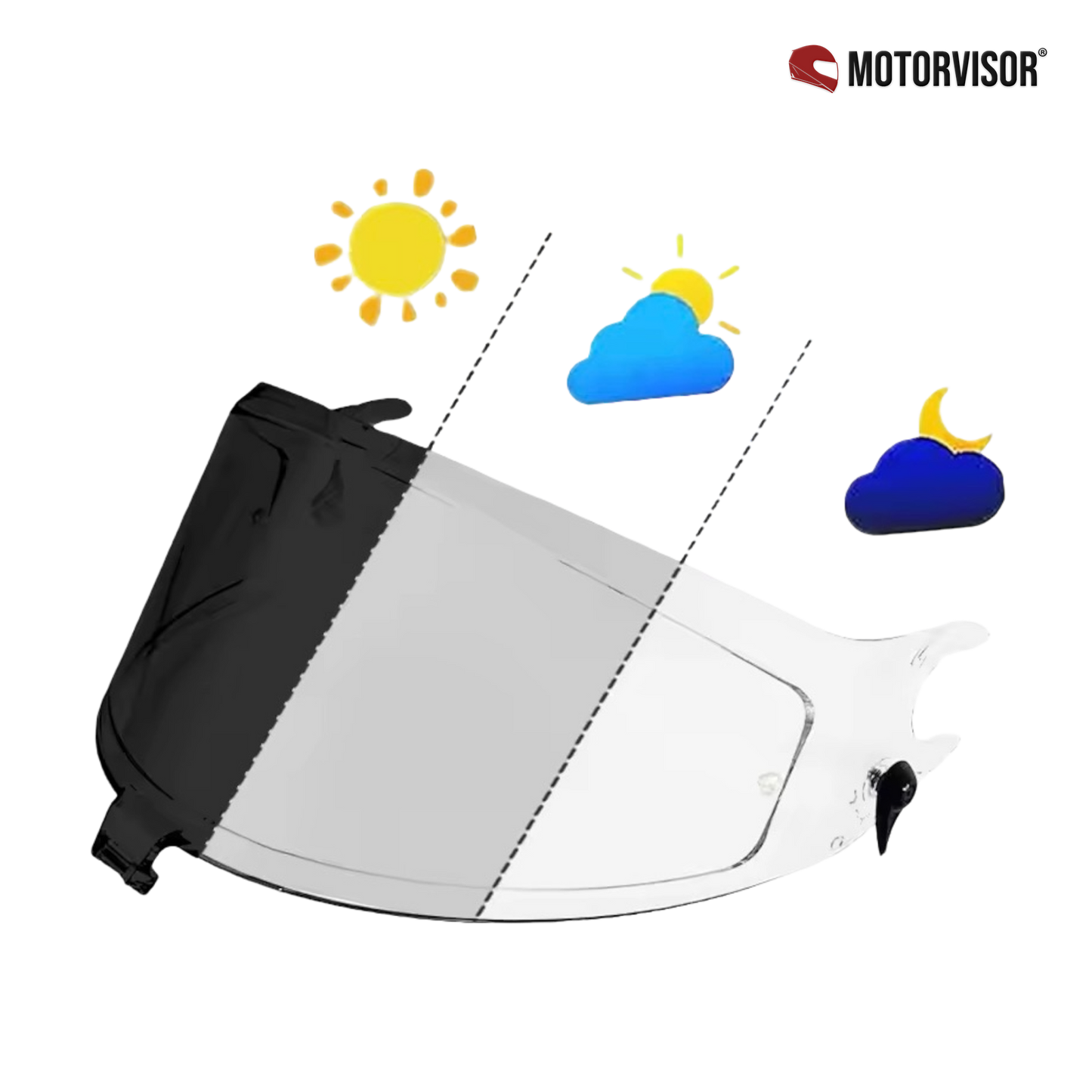 Viseira para SHARK - SPARTAN RS / SPARTAN RS CARBON / SPARTAN GT / SPARTAN GT PRO — imagem 9