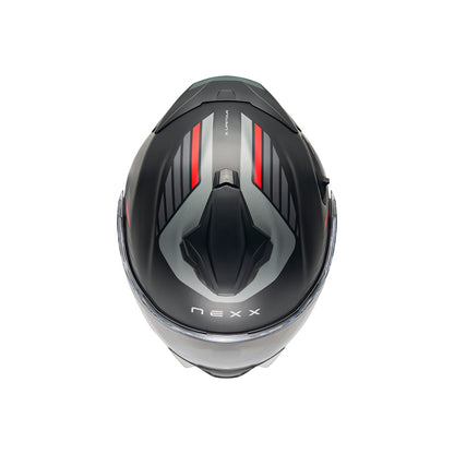 NEXX X.LIFETOUR GLOBE VERMELHO PRETO MATTE — imagem 5